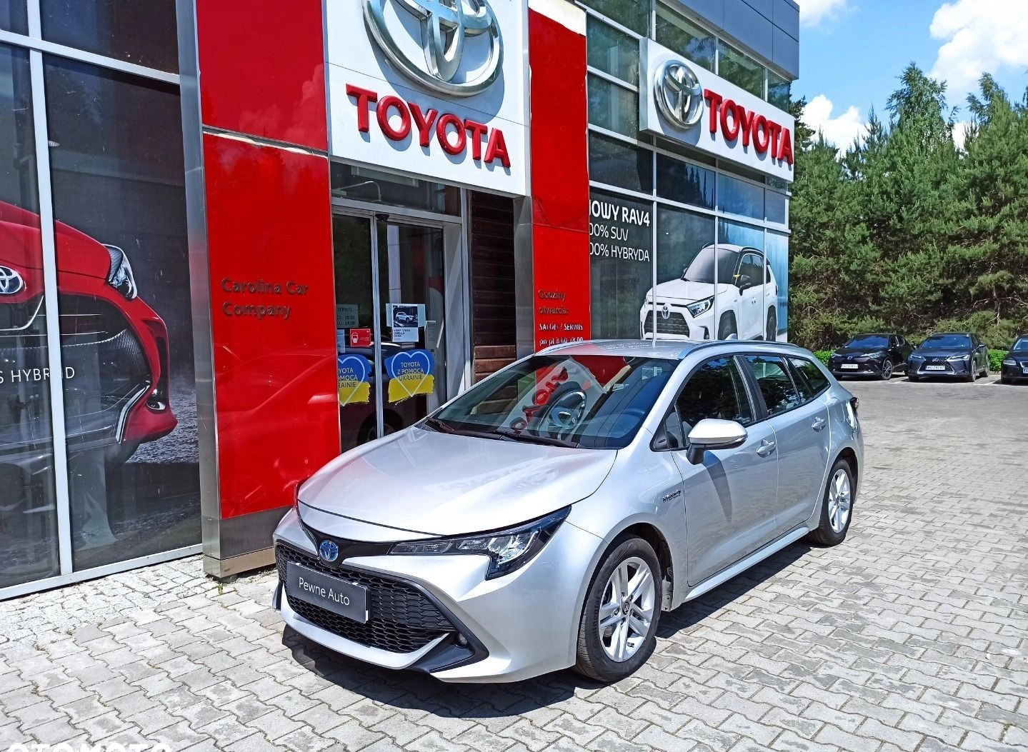 Toyota Corolla cena 108000 przebieg: 53972, rok produkcji 2021 z Sędziszów małe 232